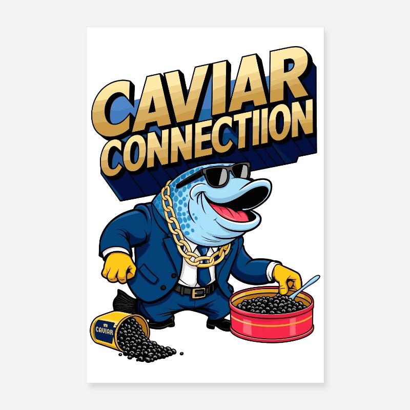 Caviar Seller Poster 16" x 24" (40x60 cm)