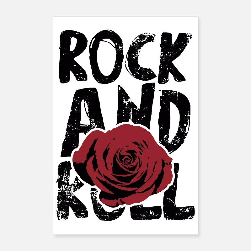 Rock 'n' Roll Poster 40x60 cm