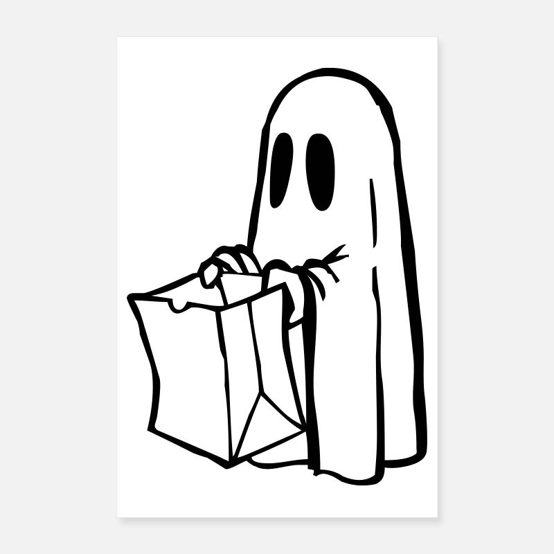 Ghost Poster 16" x 24" (40x60 cm)
