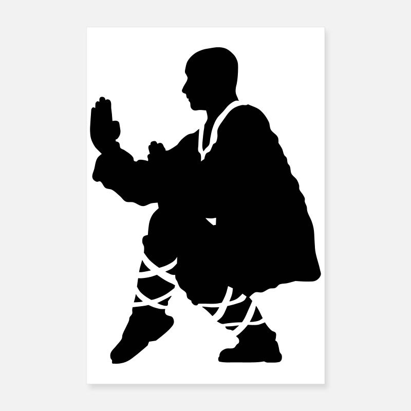 Kung fu Shaolin Poster 16" x 24" (40x60 cm)