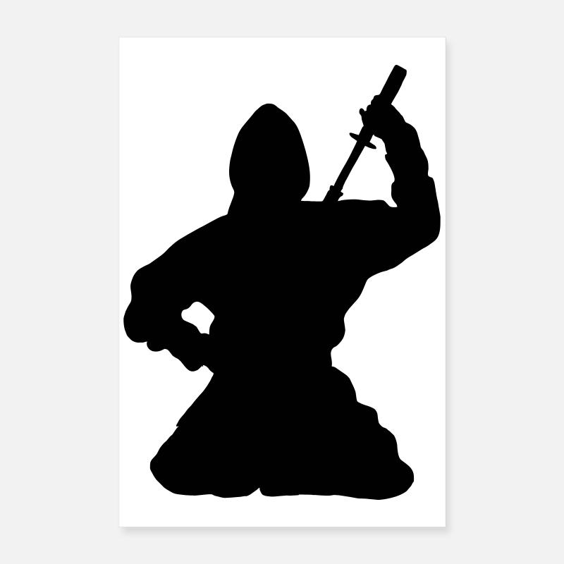 Ninja japanischer Spion oder Attentäter Poster 40x60 cm