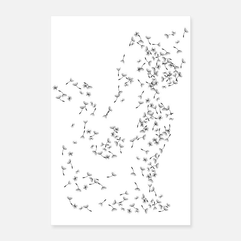 Pissenlit de chat Pissenlit Poster 40 x 60 cm