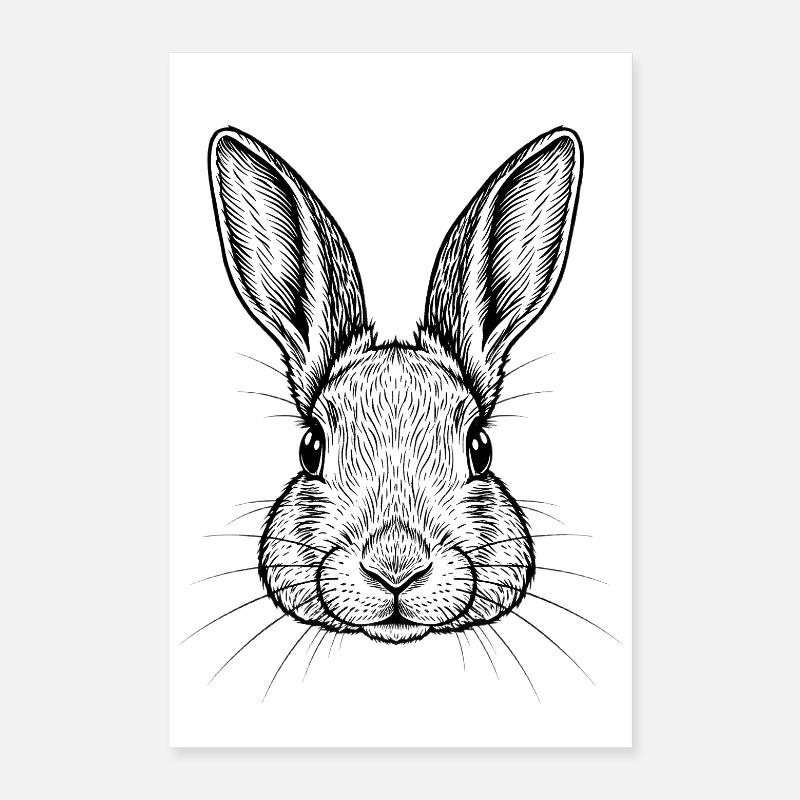 Rabbit Poster 16" x 24" (40x60 cm)