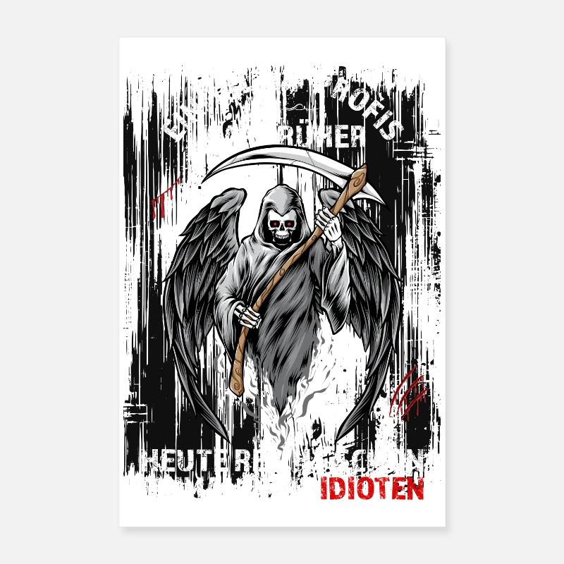 Einmal mit Profis war früher... Poster 40x60 cm