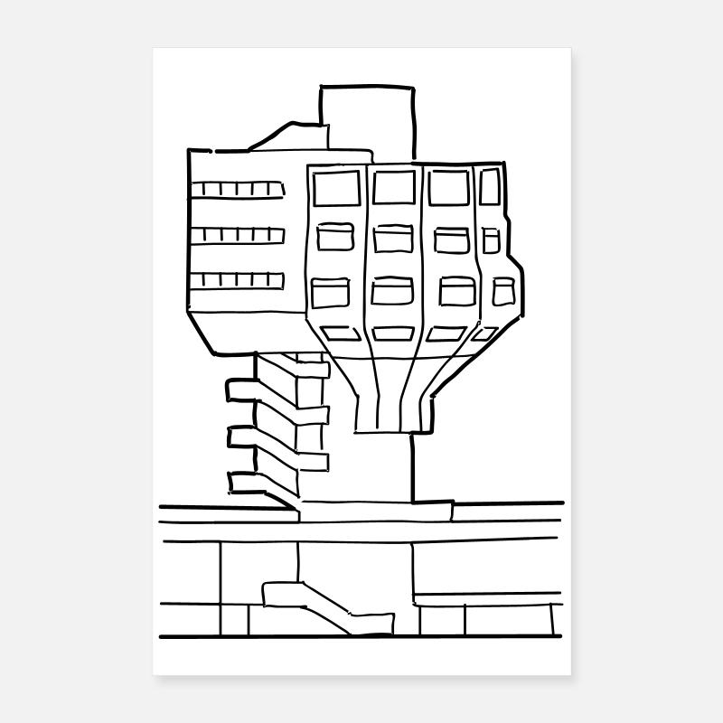 Bierpinsel in Steglitz Poster 40x60 cm