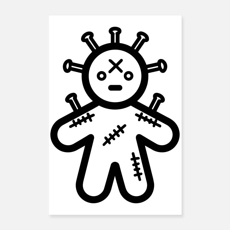 Voodoo-Puppe Poster 40x60 cm