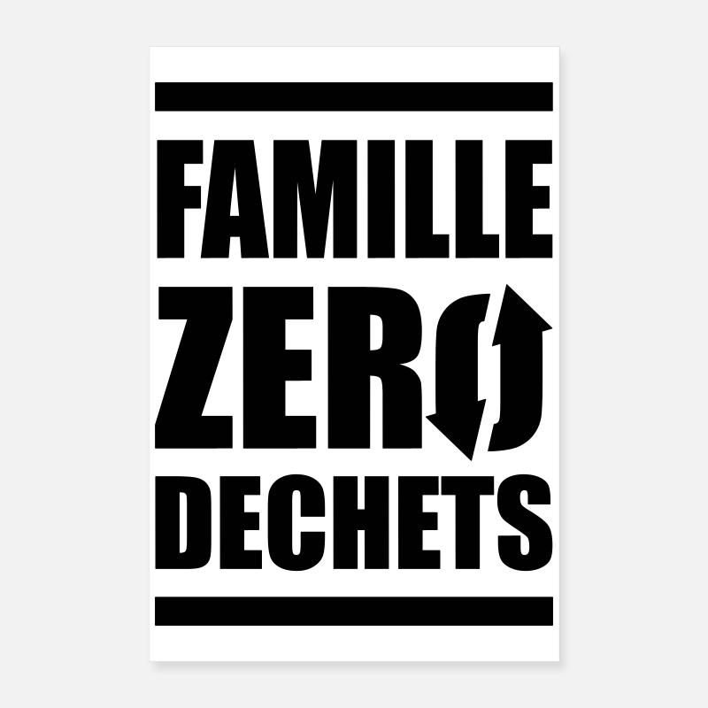 Zero Waste Familie Poster 40x60 cm