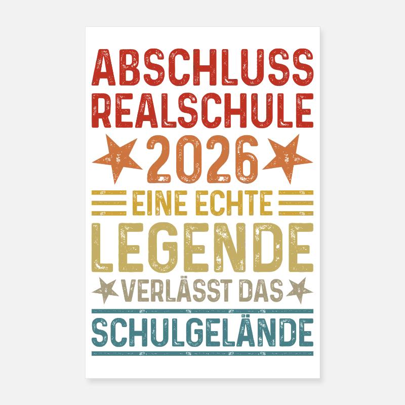 Secondary school leaving certificate 2026 Poster 16" x 24" (40x60 cm)