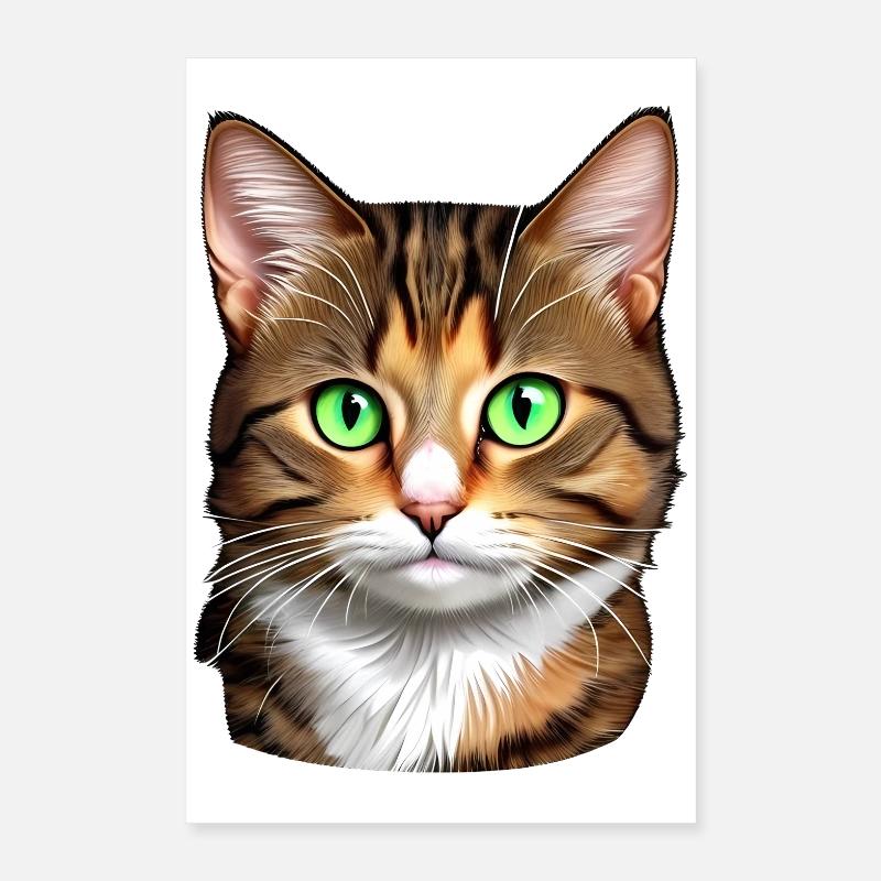 Chat mignon Poster 40 x 60 cm