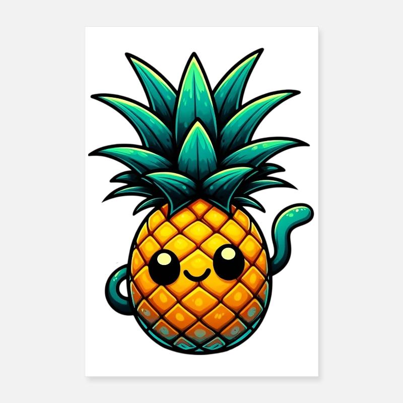 Pineapple Poster 16" x 24" (40x60 cm)