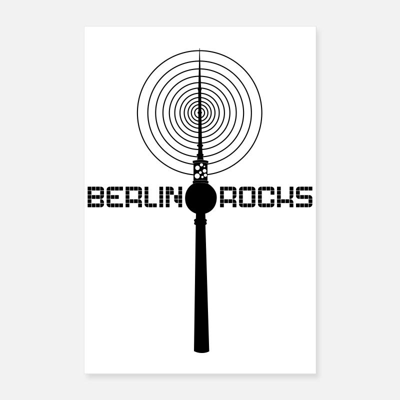 Berlin Rocks Poster 40 x 60 cm