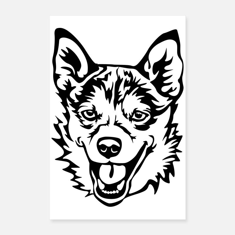 Norwegischer Lundehund Poster 40x60 cm