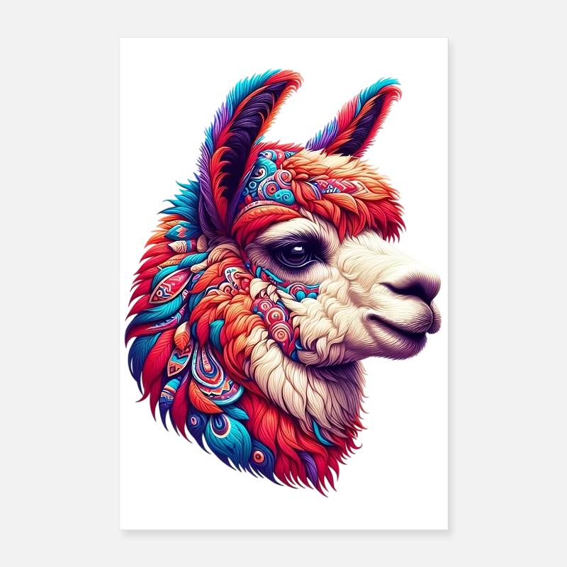 Alpaka Poster 40x60 cm