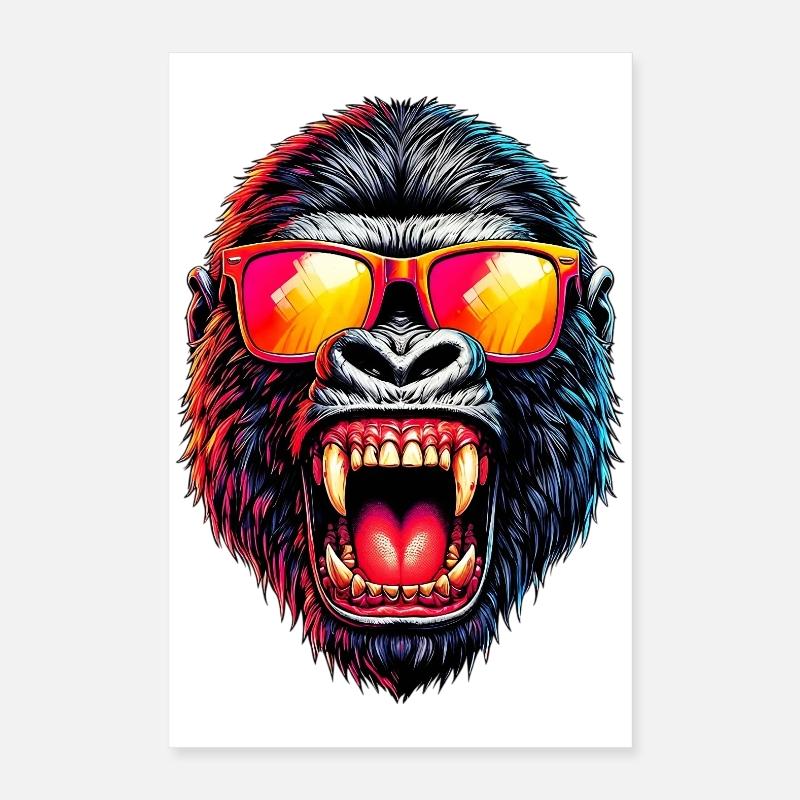 Gorille Poster 40 x 60 cm