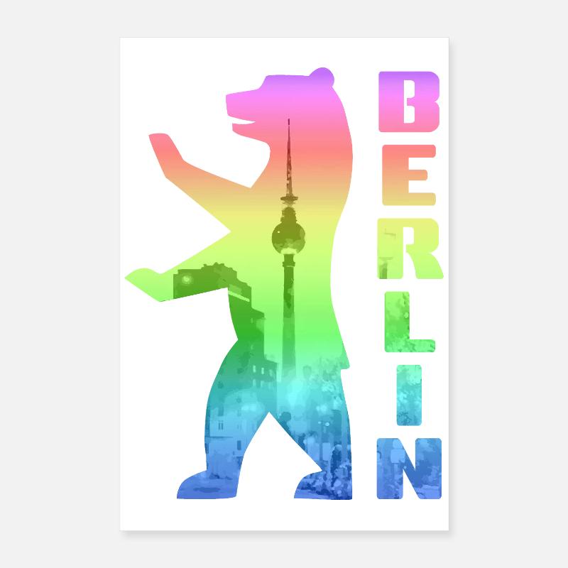 Berlin Pride Poster 40x60 cm