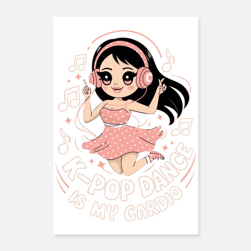 K-Pop Dance Funny Korea Poster 16" x 24" (40x60 cm)