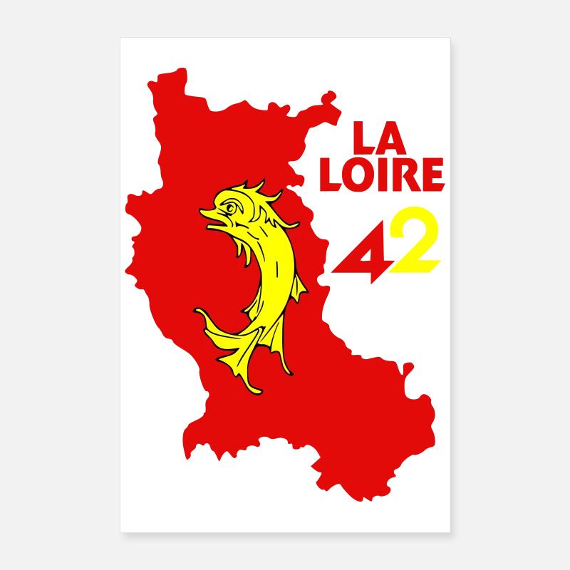 La Loire 42  Poster 40 x 60 cm