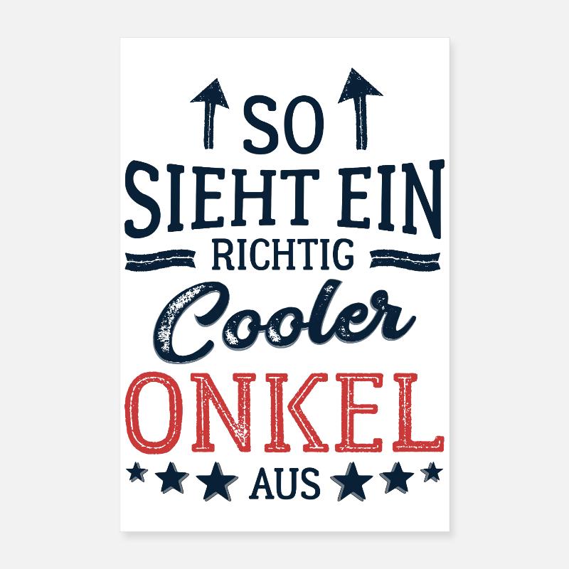 This is what a really cool uncle looks like Poster 16" x 24" (40x60 cm)