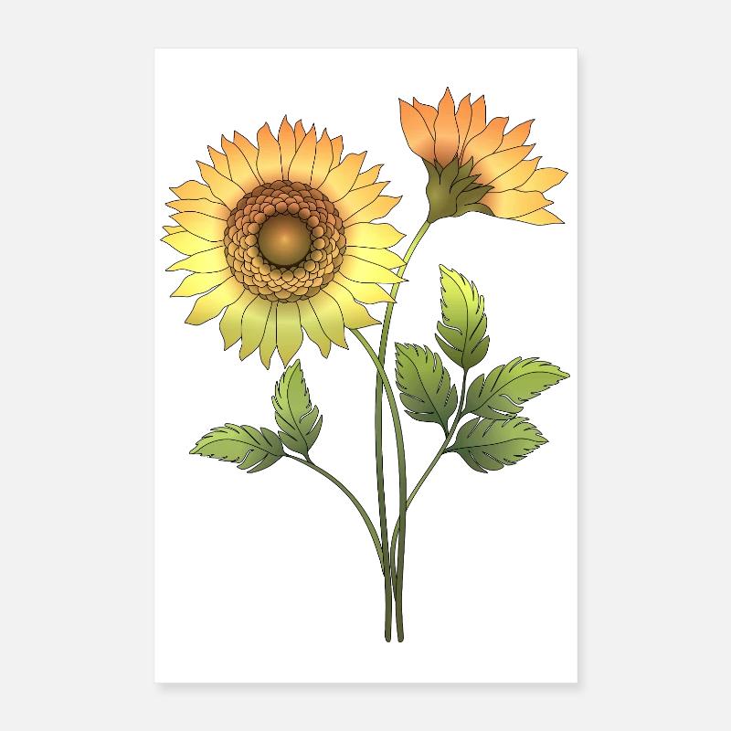 Fleur Poster 40 x 60 cm