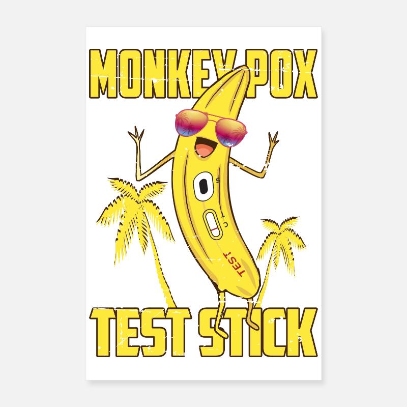 Monkey pox test sticks Poster 16" x 24" (40x60 cm)