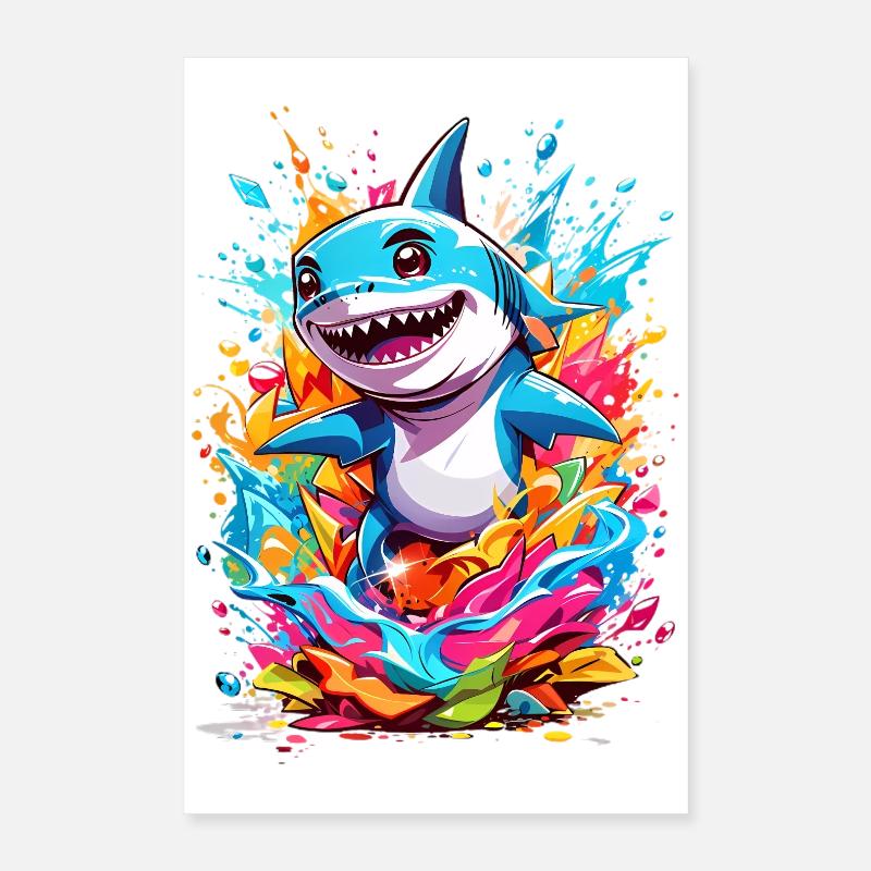 Requin Poster 40 x 60 cm
