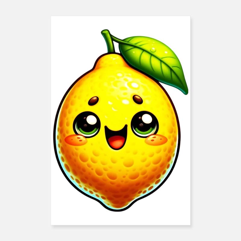 Zitrone Zitronen Poster 40x60 cm