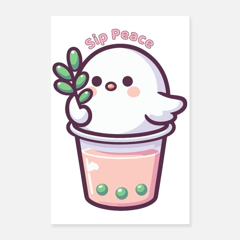 Sip Peace Poster 16" x 24" (40x60 cm)