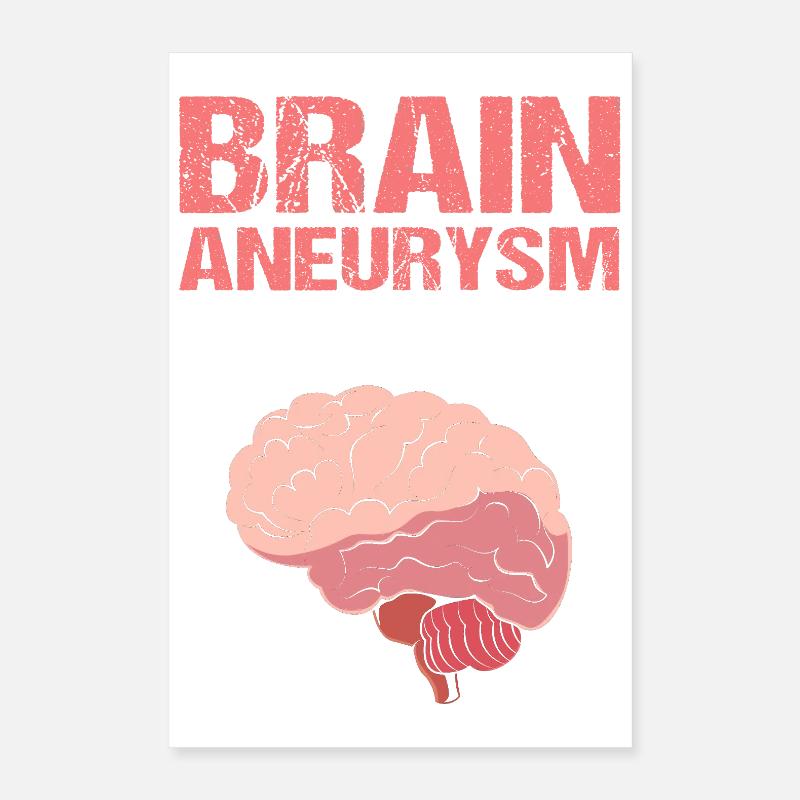 Gehirn Aneurysma Poster 40x60 cm