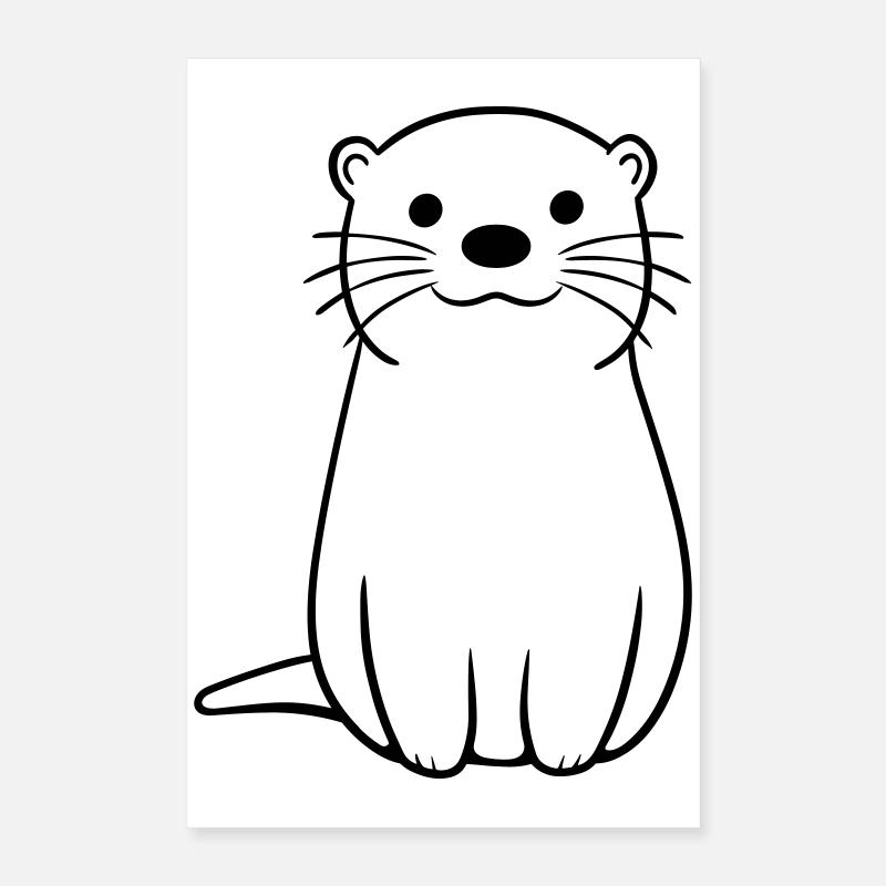 otter Poster 16" x 24" (40x60 cm)