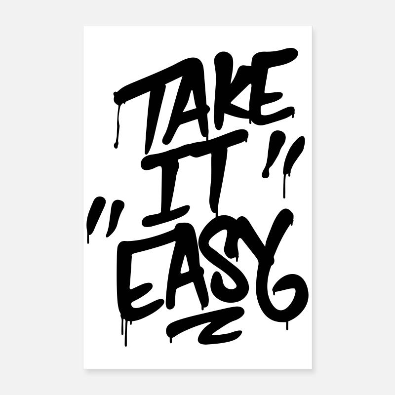 Take it easy Poster 16" x 24" (40x60 cm)