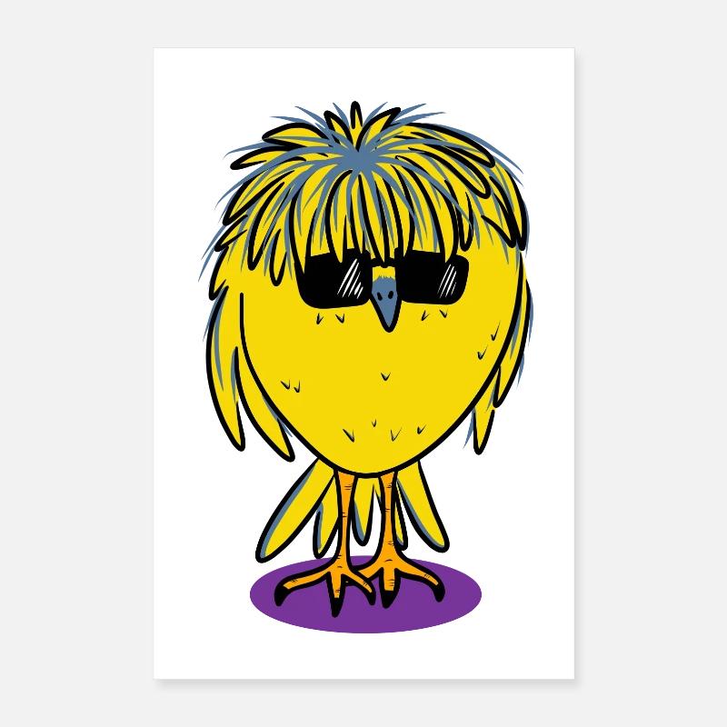 "B" Vogel Poster 40x60 cm