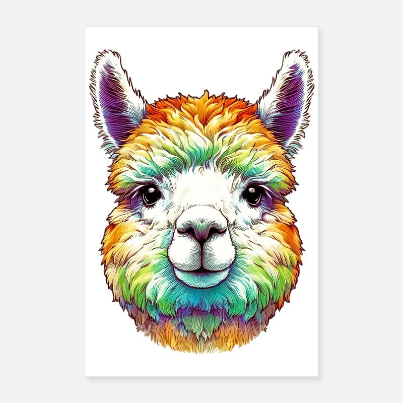Alpaka Poster 40x60 cm