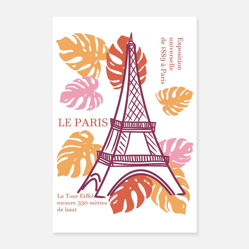 Tour Eiffel Poster 40 x 60 cm