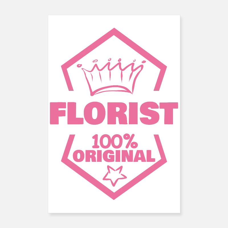 Arbeit Florist Poster 40x60 cm