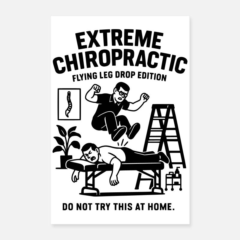 Chiropractor Physio Spine Treatment Poster 16" x 24" (40x60 cm)