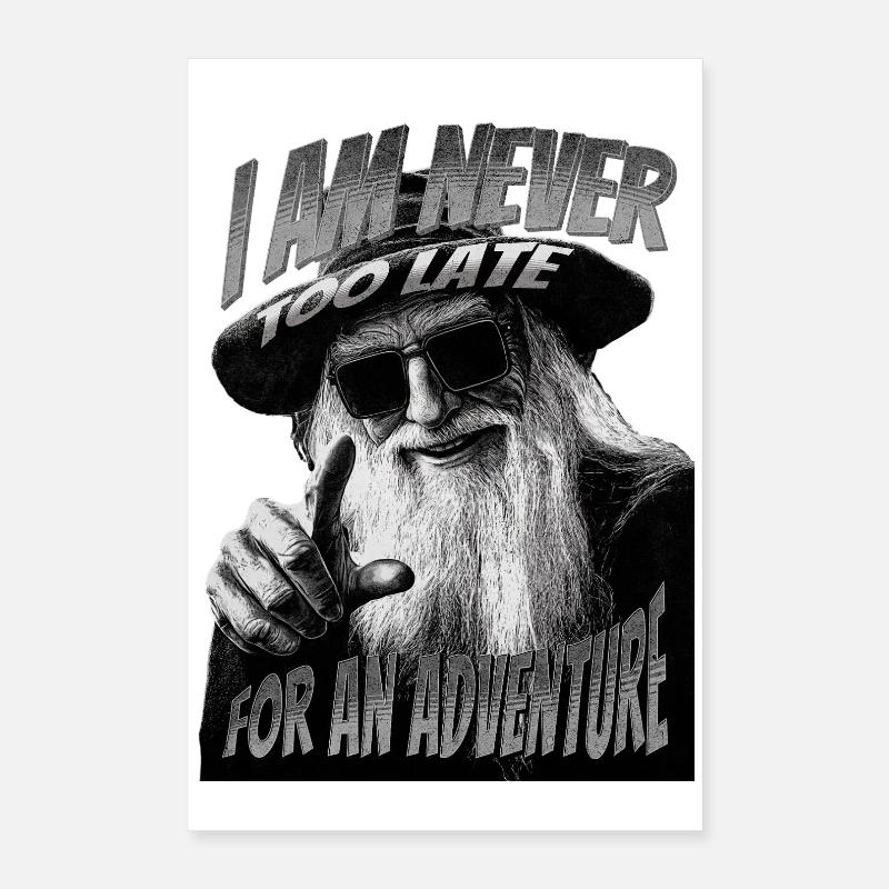 Cooler Zauberer Poster 40x60 cm