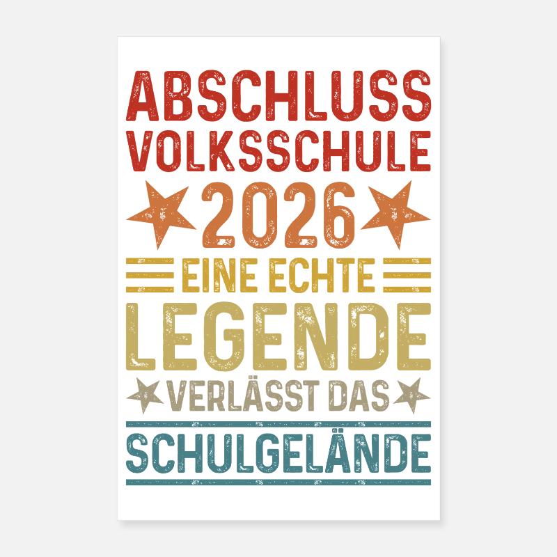Graduation 2026 elementary school Poster 16" x 24" (40x60 cm)