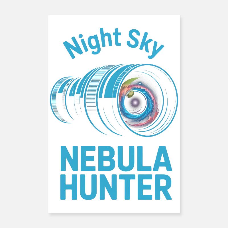 Night Sky Nebula Hunter Poster 16" x 24" (40x60 cm)