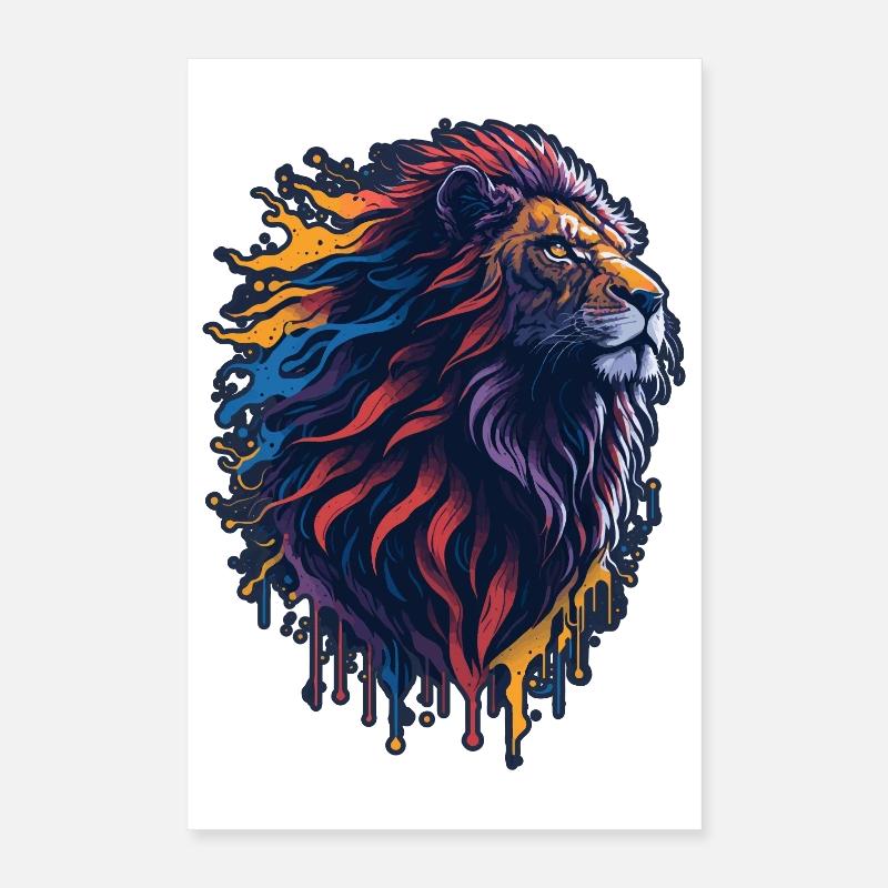 Löwe Poster 40x60 cm
