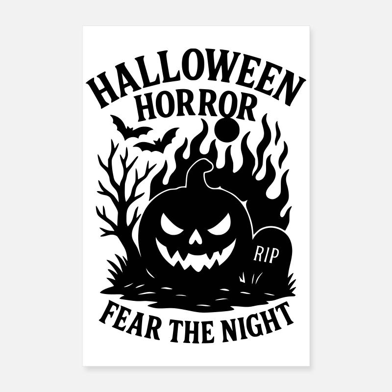 Halloween Peur La Nuit Poster 40 x 60 cm