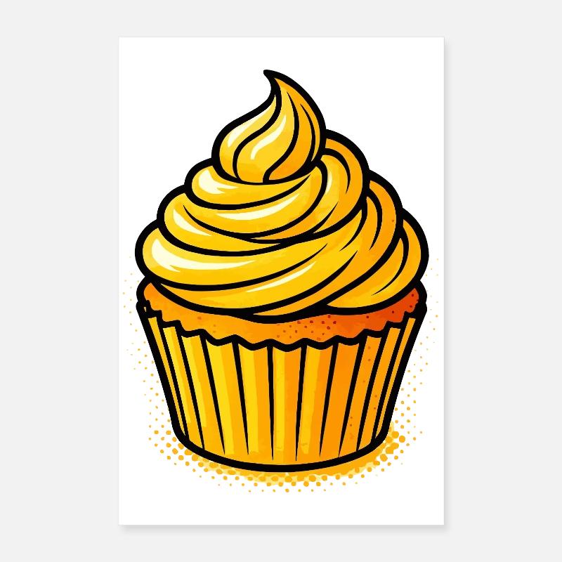 Cupcake d’Or Poster 40 x 60 cm