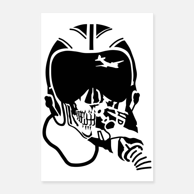 Pilote de jet Poster 40 x 60 cm