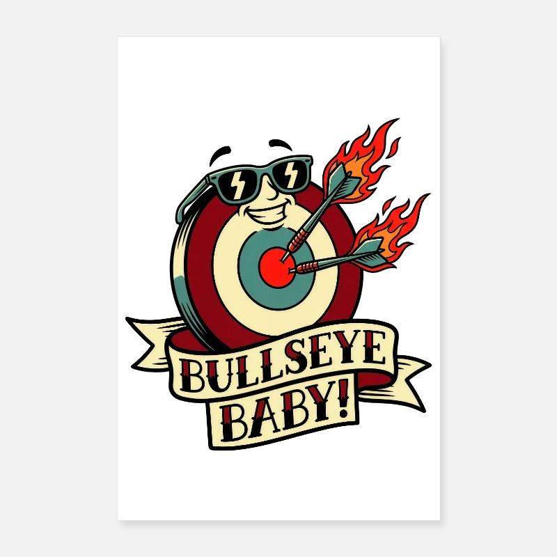 Bébé Bullseye Poster 40 x 60 cm
