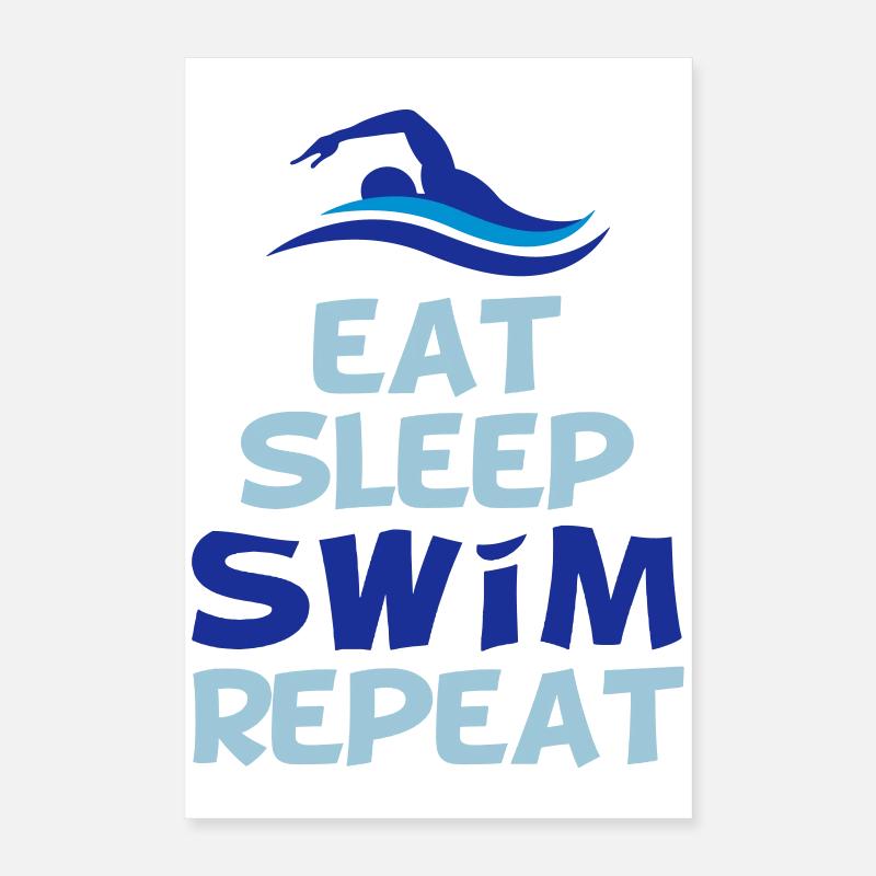 swim Poster 16" x 24" (40x60 cm)