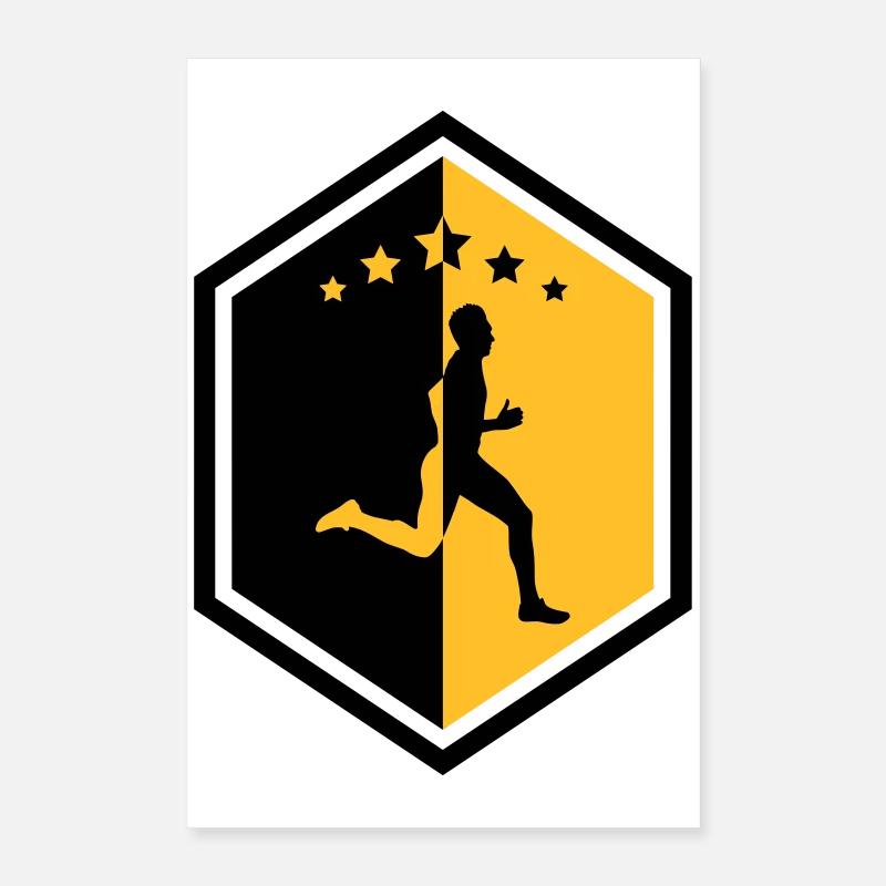 Running / Jogging / Run / Trail / Sport Poster 16" x 24" (40x60 cm)