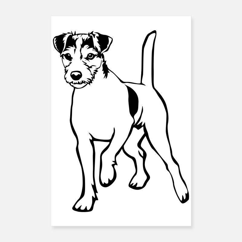 Parson Russell Terrier Poster 40x60 cm