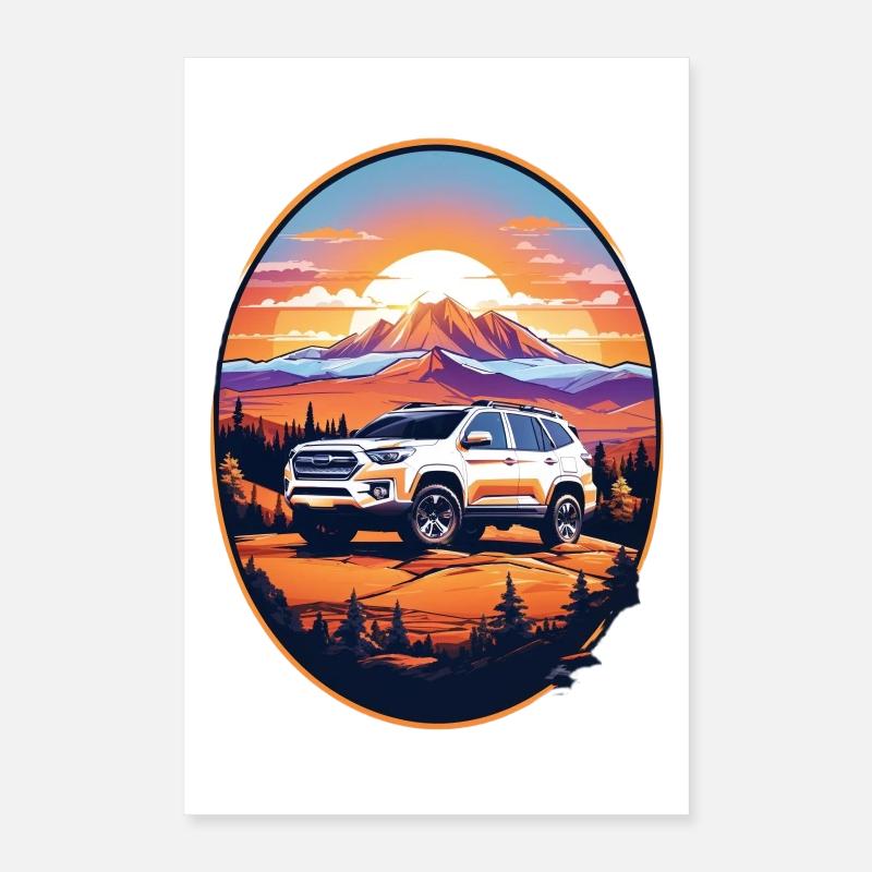Off-road vehicle 4x4 Poster 16" x 24" (40x60 cm)
