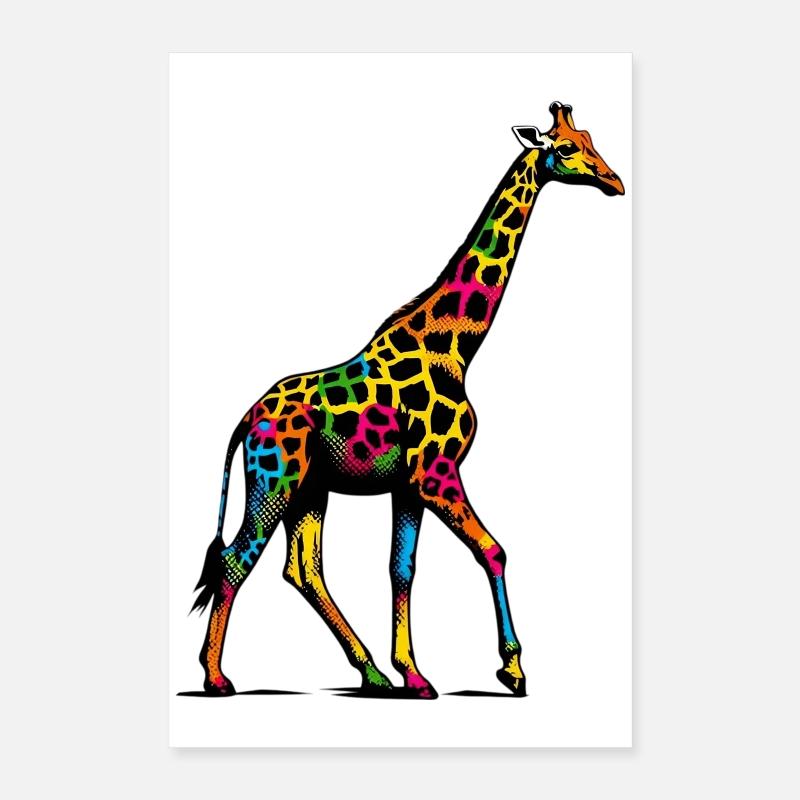 Girafe Poster 40 x 60 cm