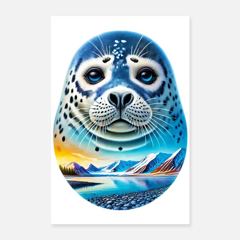 Phoque Poster 40 x 60 cm