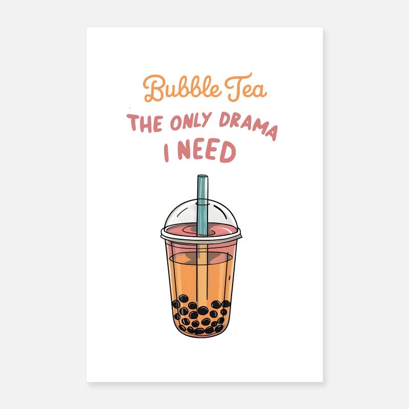 Bubble Tea Drama Poster 40x60 cm